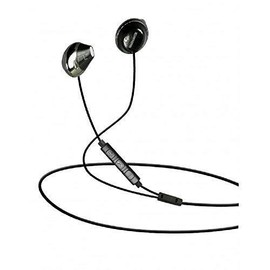 Magnavox MHP4858-BK in-Ear Stereo Ear Buds with Rich Bass and Microphone in B...