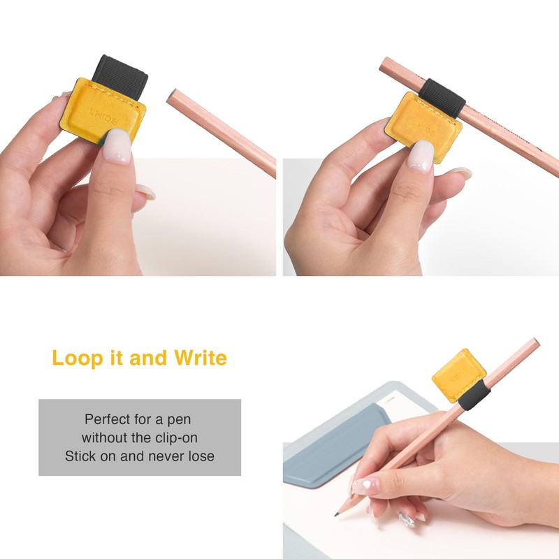 LHiDS Magnetic Pen Loop Holder(3 Pack) for Notebooks, Journals, Planners,