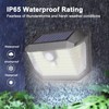 ASEMI (2 Pack) Solar Wall Lights Outdoor, 202PCS LED White,Cordless,Waterproof