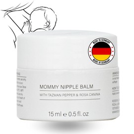 Rosental Organics Mommy Nipple Balm - Nipple Balm for Inflamed, Itchy or Dry Skin - 100% Free from Additives - Safe for Nursing Mothers and Babies - Made in Germany (15 ml)