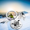 CHOORO Snowboarding Gift Life Is Better On The Slopes Keychain