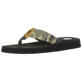 Yellow Box Women's Flip-Flop, Camo, 9.5