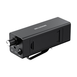 Melonare Portable Wired in-Ear Monitor Amplifier, Headphone Amp with XLR/TRS Inputs, Mono/Stereo Mode & One‑Touch Mute Control, in-Ear Monitor System for Drummer, Band, Studio (WM-1)