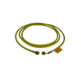 CPS HP25Y Pro-Set Premium Refrigerant Hose | 25ft Length, Compatible with All Refrigerants | 800 PSI Working Pressure, 4000 PSI Burst Pressure | Adjustable Valve Core Depressor