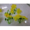 Plastic Artificial Yellow Apricot Blossom Flower (HOA mai chùm)