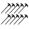 Pack of 10 Bivvy Pegs 18 cm Tent Pegs