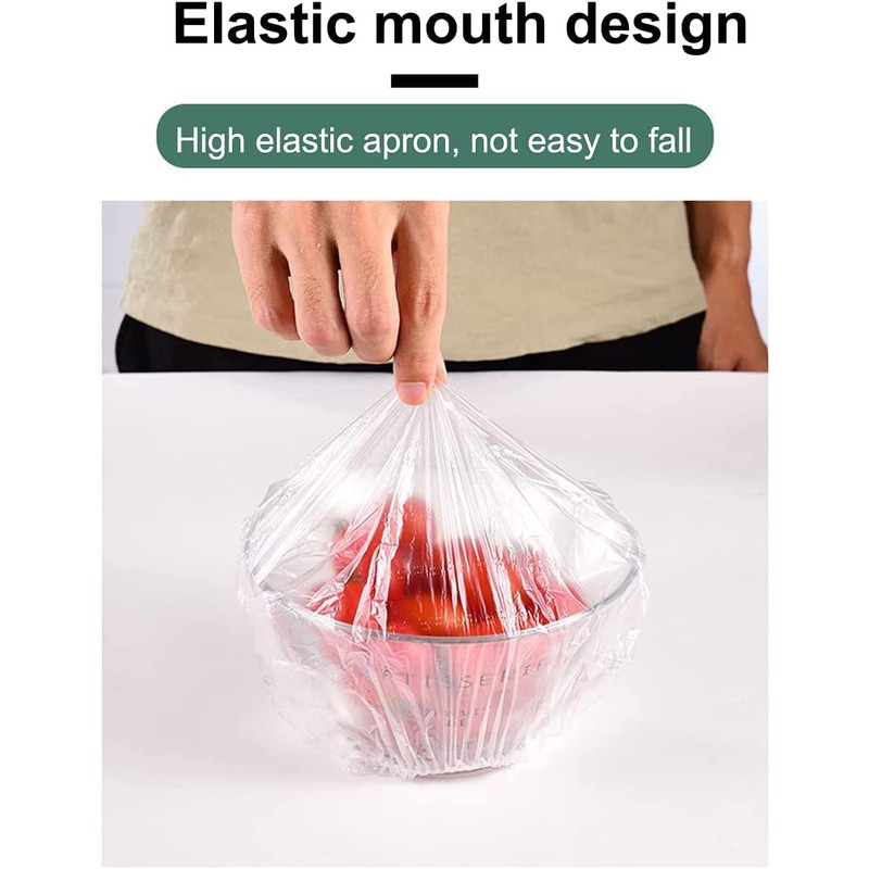 200PCS Fresh Keeping Bags,Reusable Elastic Food Storage Covers, Plastic Bowl