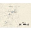 Colorado Ski Resorts Map 11x14 Print (Beige)