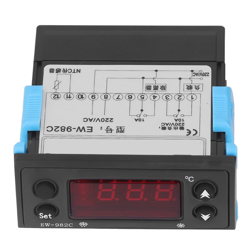 Temperature Controller Defrosting Cooling Thermostat Digital Display AC for Cooler