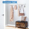 Belt Hanger Wall Mounted, Wooden Coat Rack Belt Organizer 2