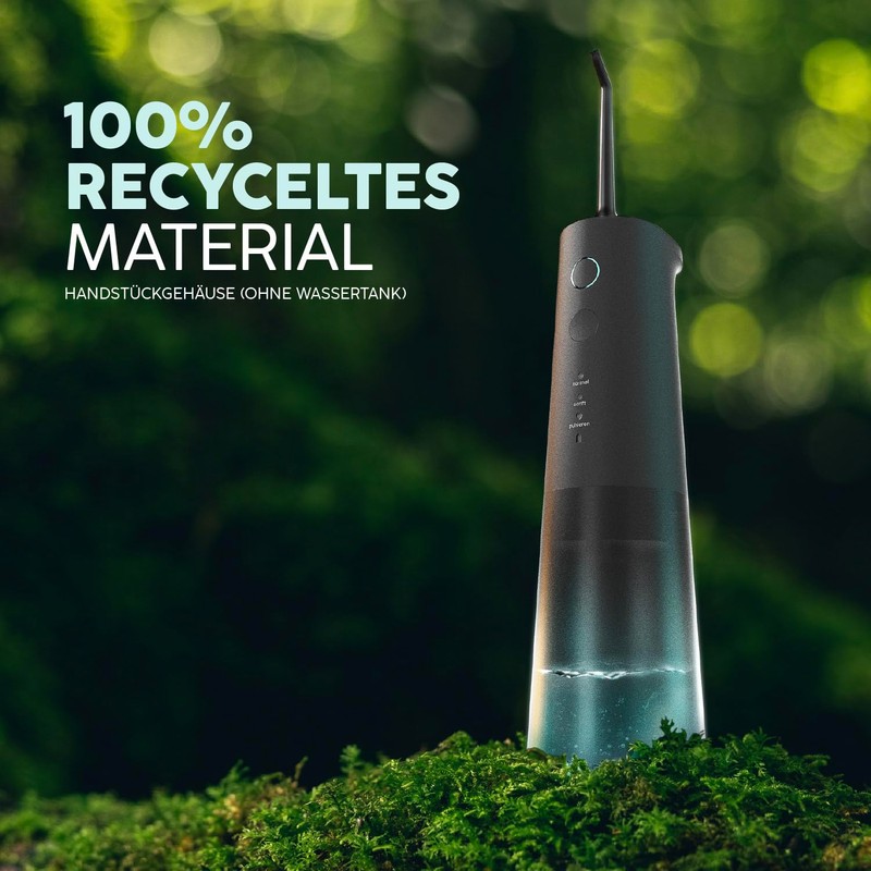 happybrush Munddusche Set Kabellos Elektrischer Zahnreiniger inkl. Refill 3 Wochen