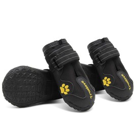 MOKCCI Truelove Dog Boots Waterproof Dog Shoes with Best Reflective Straps for Small Medium Large