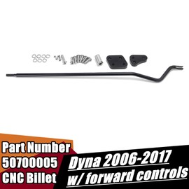 TOFR Reduced Reach Forward Control Relocation Conversion Kit OEM 50700005 for Harley Dyna 2006-2017 models with forward controls Wide Glide FXDWG Fat Bob FXDF Low Rider FXDL Street Bob FXDB
