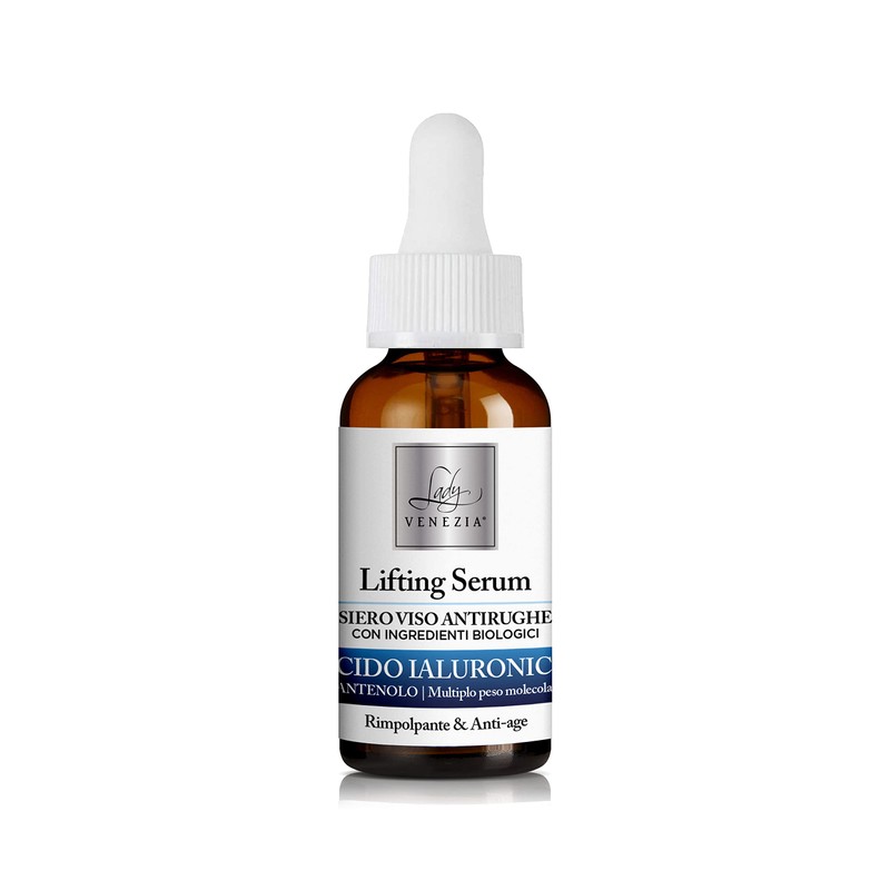 Gesichtsserum Anti-Falten Hyaluronsäure mit biologischen Inhaltsstoffen - 30 ml
