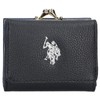 US Polo Assault Trifold Wallet with Logo Embroidery, Black, One size