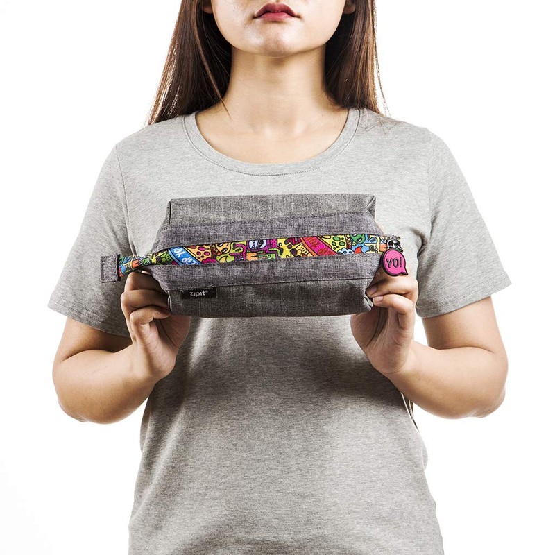 ZIPIT Lenny Pencil Case | Large Capacity Pencil Pouch |