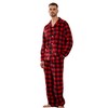 Vulcanodon Mens Pajama Set Soft Button Down Classic Lapel Comfy