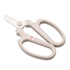 Japanese Florist Scissors – Professional Ultra Sharp Flower Shears Made in JAPAN for Ikebana Floral Design & Gardening SAKAGEN HAND CREATION F-170 (Warm Grey)