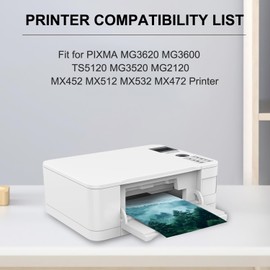 AITERJET 240 241 Ink Remanufactured Ink Cartridge Replacement for Canon 240 240XL 241 241XL to use with Pixma MG3620 MG3520 MX472 TS5120 MX452 MX432 MX532 MG3220 Printer (Black & Color XL Combo Pack)