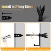 KURUI Metal Self Drilling Drywall Anchors,Heavy Duty Wall Anchor and