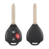 3 Buttons Uncut Smart Car Key Fob Fit for Toyota