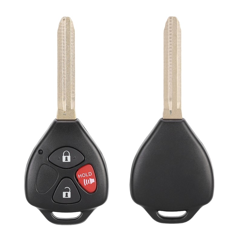 3 Buttons Uncut Smart Car Key Fob Fit for Toyota
