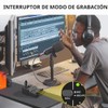 XTUGA Interfaz de audio USB para PC, interfaz para grabación