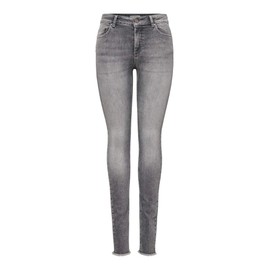 ONLY Female Skinny Jeans, ONLPAOLA High-Waist Skinny-Fit Jeans, Grey Denim