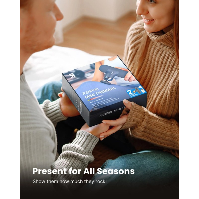 RENPHO Mini Massage Gun with Heat Deep Tissue Muscle Massage