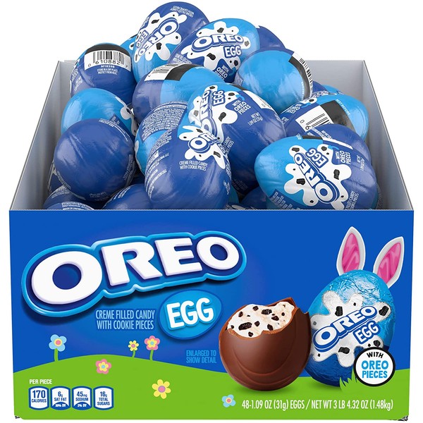 Oreo Easter Chocolate Candy Egg, 48 Eggs (1.09 oz)