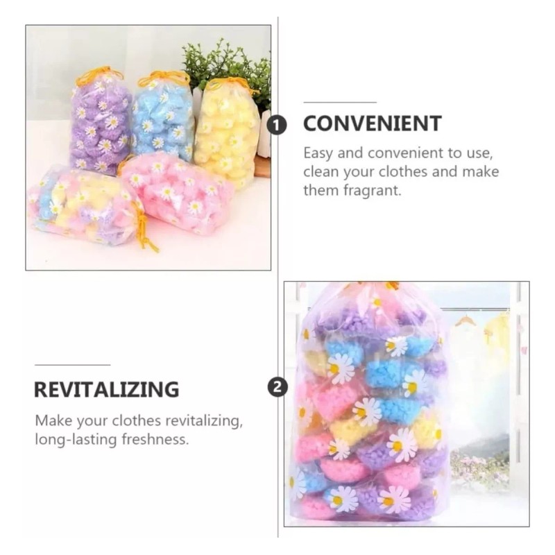 Sawda Perlas Aromáticas Para Lavandería 50 Pzas Perlas De Refuerzo