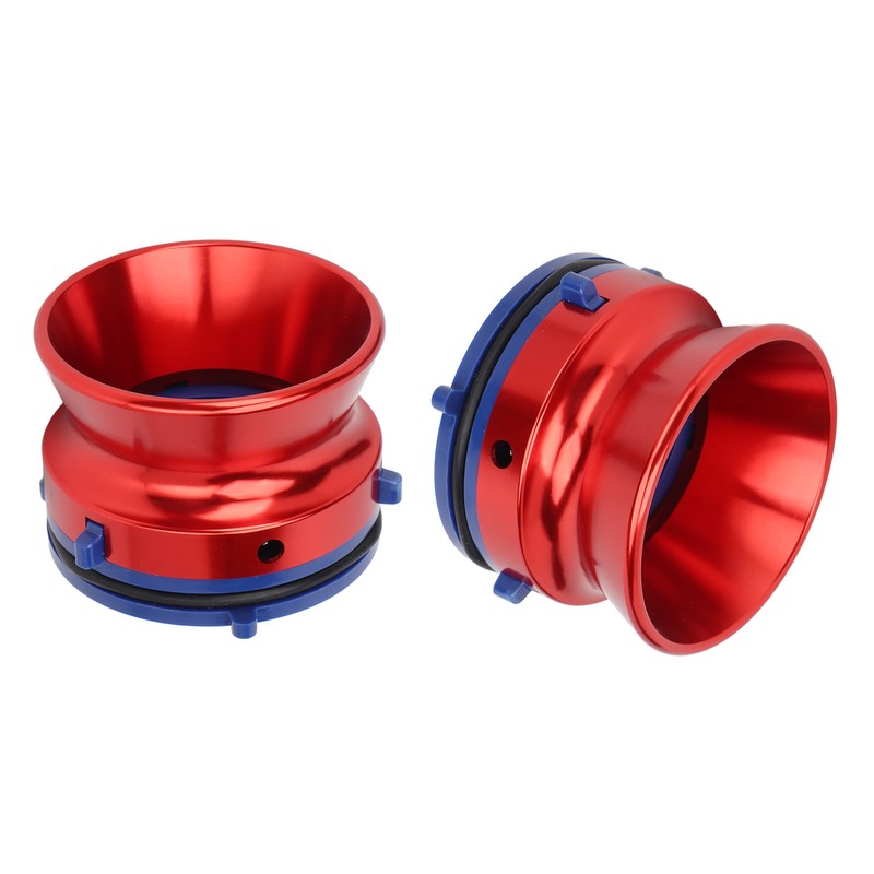 1 Pair NAB Hub Adapters Polished Aluminum Alloy Universal Loading