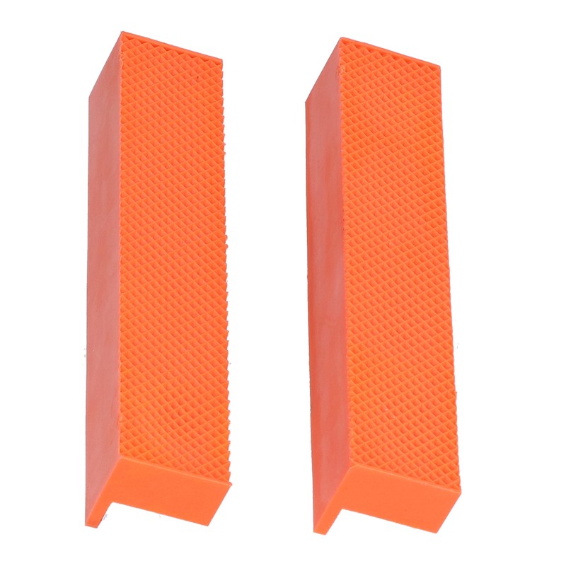 2Pcs Jaws Protection Cover ABS Multiple V Shape Grooves Magnetic