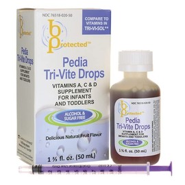 B Protected Pedia Tri-Vite Drops 1 2/3 fl Ounce Liquid