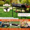 Portable Charcoal Grill Foldable Camping BBQ Hibachi Griddle Outdoor Cooking