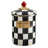 MACKENZIE-CHILDS Enamel Canister, Versatile Kitchen Storage Container for Flour and