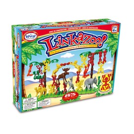 POPULAR PLAYTHINGS Linkazoo Toy Play Set, Linking Animal Figures, 83 Pieces