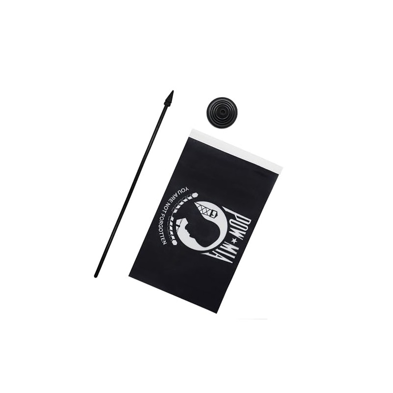 AZ FLAG - Pow-Mia Remember Table Flag 8.25 x 5.5