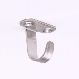 BESPORTBLE Pack of 10 Stainless Steel Ceiling Hooks Clothes Hooks Bathroom Towel Robe Coat Hooks for Cupboard Top Kitchen Cabinet Garage Utility