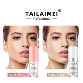 AIXXCUVQ Moisturizing Blusher Liquid Foundation Brightens And Smoothens Skin Durable Formula And Controls Oil. Concealer Liquid