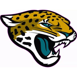 JACKSONVILLE JAGUARS MINI INSPIRED FOOTBALL HELMET DECALS