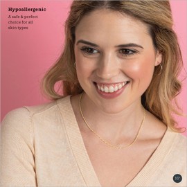 KEZEF Gold Plated Sterling Silver Singapore Twisted Curb Chain Italian 2mm 18 inch