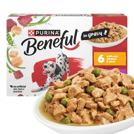 Purina Beneful with Real Chicken or Steak Flavor in Gravy Wet Dog Food Variety Pack - 5.5 oz. (Pack of 12)