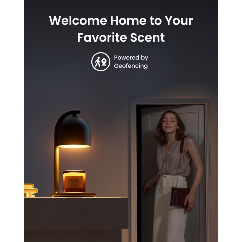 SwitchBot Smart Candle Warmer Lamp App & Voice Control, Flameless