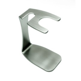 Golddachs Rasierpinsel- und Rasiererhalter aus Edelstahl, 1 Stück