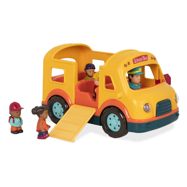 Battat – Light & Sound School Bus – School Bus Toy Vehicle for Toddlers 18 Months +