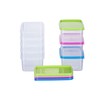 MiraHome Freezer Containers 8 x 0.5 L Rectangular Colourful -