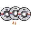 kwb 3 x Fan Sanding Discs 125 mm in Storage