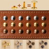 bumnay Leather Rivets Set, 180 Sets Leather Rivets, 3 Sizes