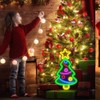 LED Neon Lights Christmas Tree Shape Light Sign USB Night